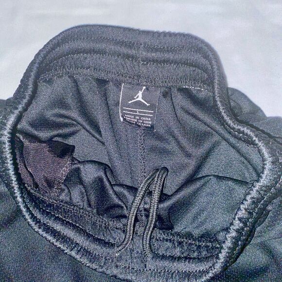 Jordan Vintage Basketball Dazzle Long Shorts Black White Mens Small - Picture 6 of 8